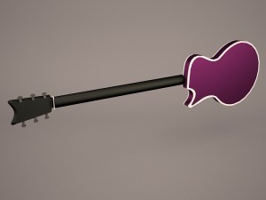 stratocaster guitar 3D Model