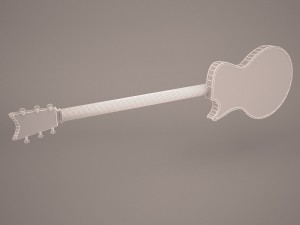 stratocaster guitar 3D Model
