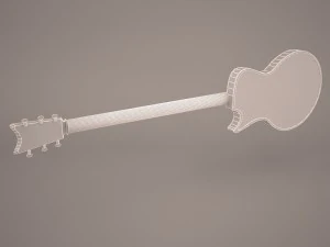 stratocaster gitar 3D Model