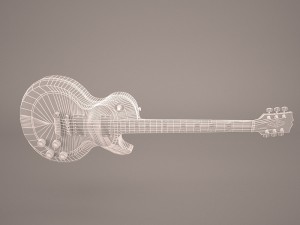 stratocaster guitar 3D Model