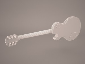 stratocaster guitar 3D Model