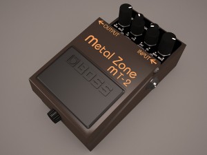 boss metal zone mt-2 effect 3D Model