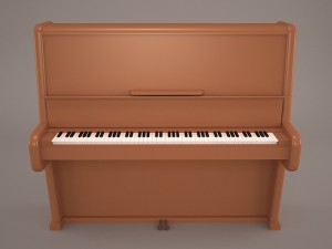 grand piano 3D-Modell