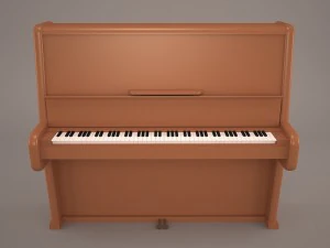 グランドピアノ 3Dモデル