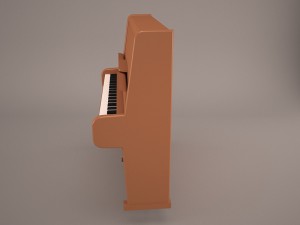 grand piano 3D 모델