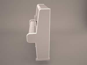grand piano 3D 모델