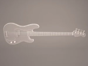 stratocaster guitar 3D Model