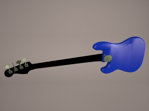 stratocaster guitar 3D 모델