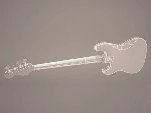 stratocaster guitar 3D Model