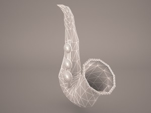 saxophone 3D 모델
