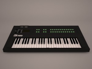 synth roland Modello 3D