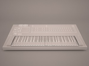 synth roland 3D Model