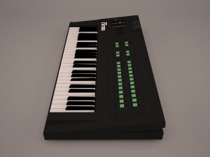 synth roland 3D Model