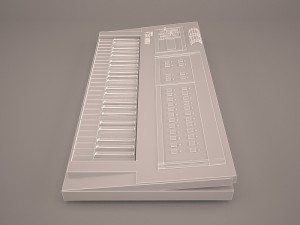 synth roland 3D Model