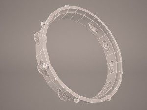 tambourine 3D Model