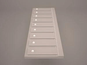 xylophone percussion musical toy 3D Model