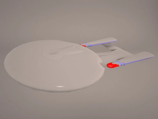 star trek enterprise ncc 1701 3D Model .c4d .max .obj .3ds .fbx .stl .blend 
