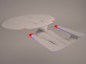 star trek enterprise ncc 1701 3Dモデル