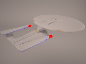 star trek enterprise ncc 1701 3Dモデル