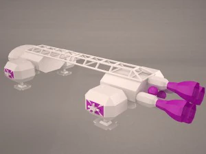 spacecraft 3D Model