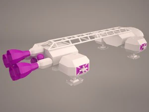 spacecraft 3D Model