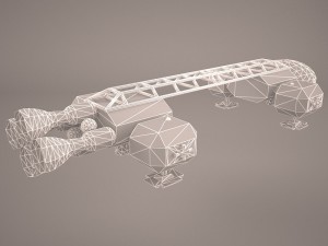 spacecraft 3D मॉडल