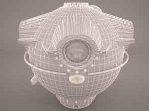 observatory 3D Model