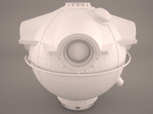observatory 3D Model