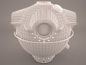 observatory 3D Model