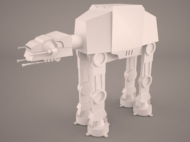 at-at star wars Modelo 3D .c4d .max .obj .3ds .fbx .stl .blend 