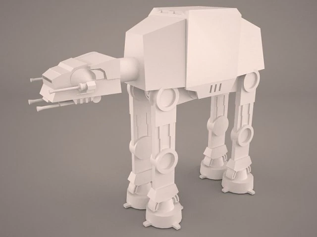 at-at star wars 3D Model .c4d .max .obj .3ds .fbx .stl .blend