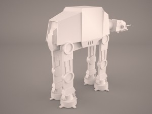 at-at star wars Modelo 3D