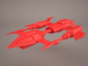 spacecraft 3D Model