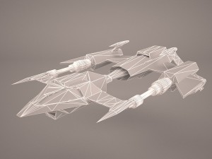 spacecraft 3D Model