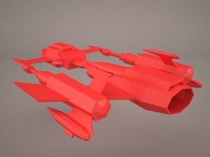 spacecraft 3D Model
