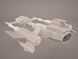 spacecraft 3D Model
