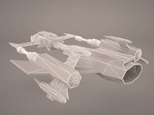 spacecraft 3D Model