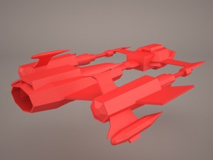 spacecraft 3D Model