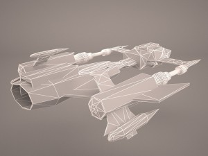 spacecraft 3D Model