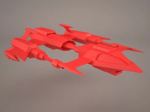spacecraft 3D Model
