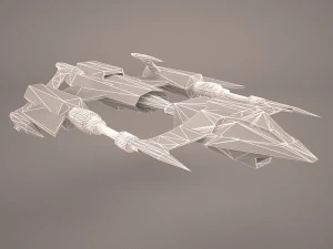 spacecraft 3D Model