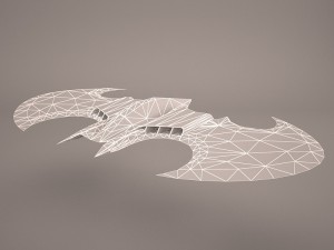 batwing starfighter Modèle 3D