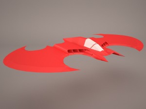 batwing starfighter Modèle 3D