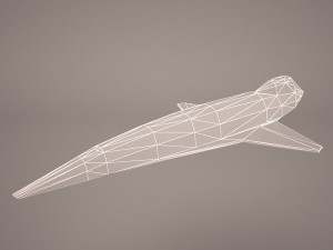 spacecraft 3D Model