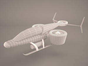dolphin helicopter 3Dモデル
