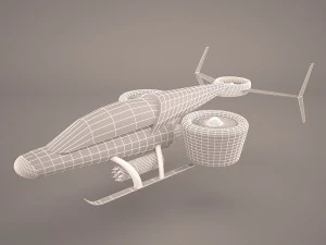 dolphin helicopter 3D Model