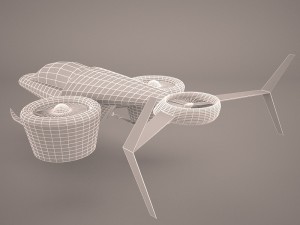 dolphin helicopter 3Dモデル
