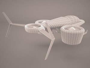 dolphin helicopter 3Dモデル