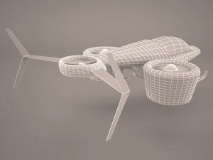 dolphin helicopter 3D Model