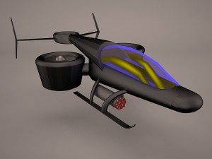 dolphin helicopter 3Dモデル